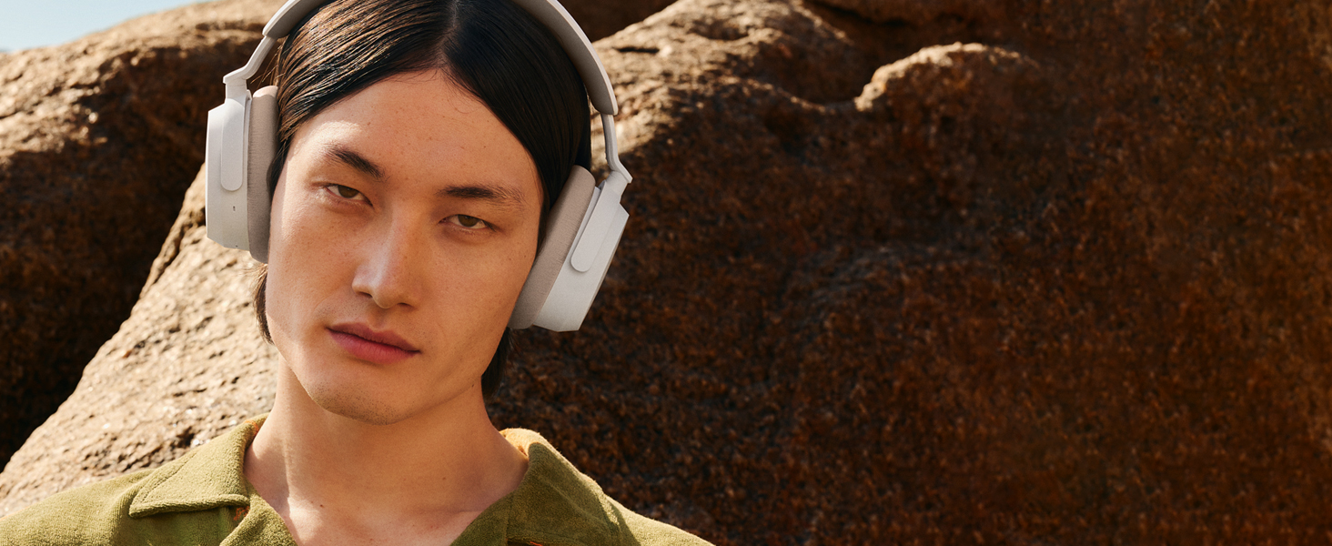 Навушники бездротові Sennheiser ACCENTUM з шумозаглушенням Bluetooth, білі - до 50 год роботи, гібридний ANC, комфорт для подорожей та навчання