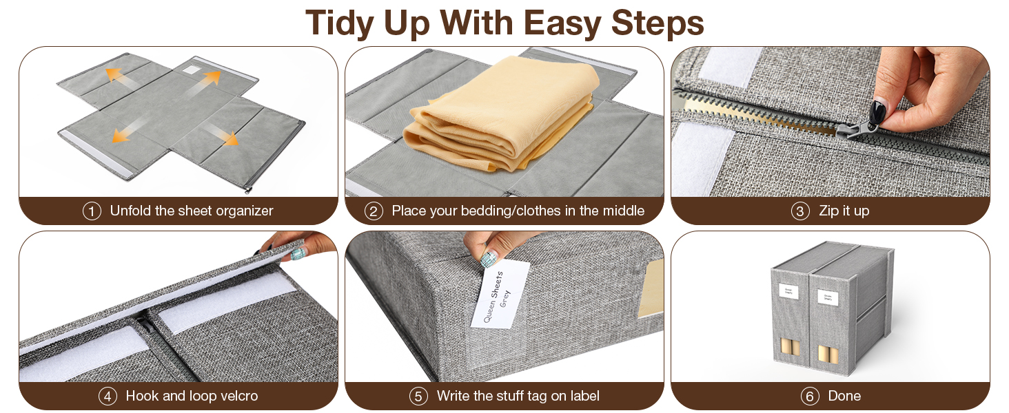 Коробки для зберігання під ліжко MIXC, 4 шт., 100л з кришкою, 30*39*12 см, для одягу та постільної білизни