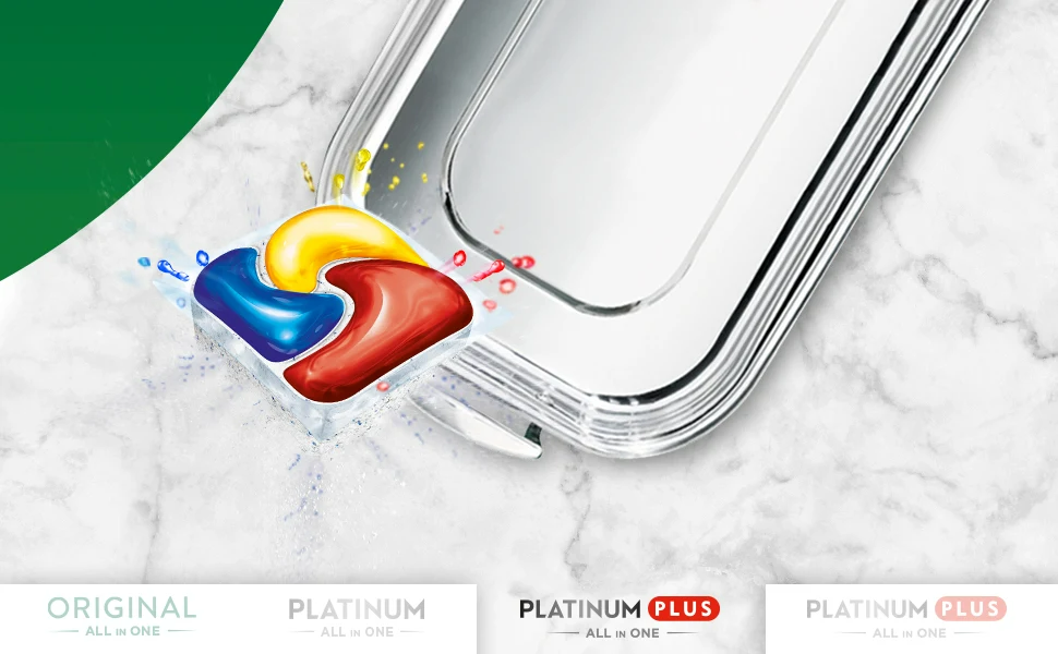 Таблетки для посудомийної машини Fairy Platinum+ Complete, без запаху, 125 шт