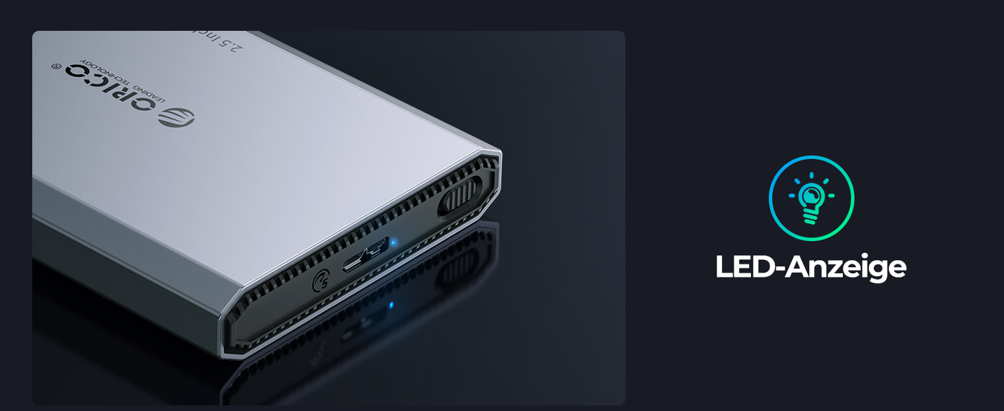Зовнішній корпус для HDD/SSD ORICO 2.5