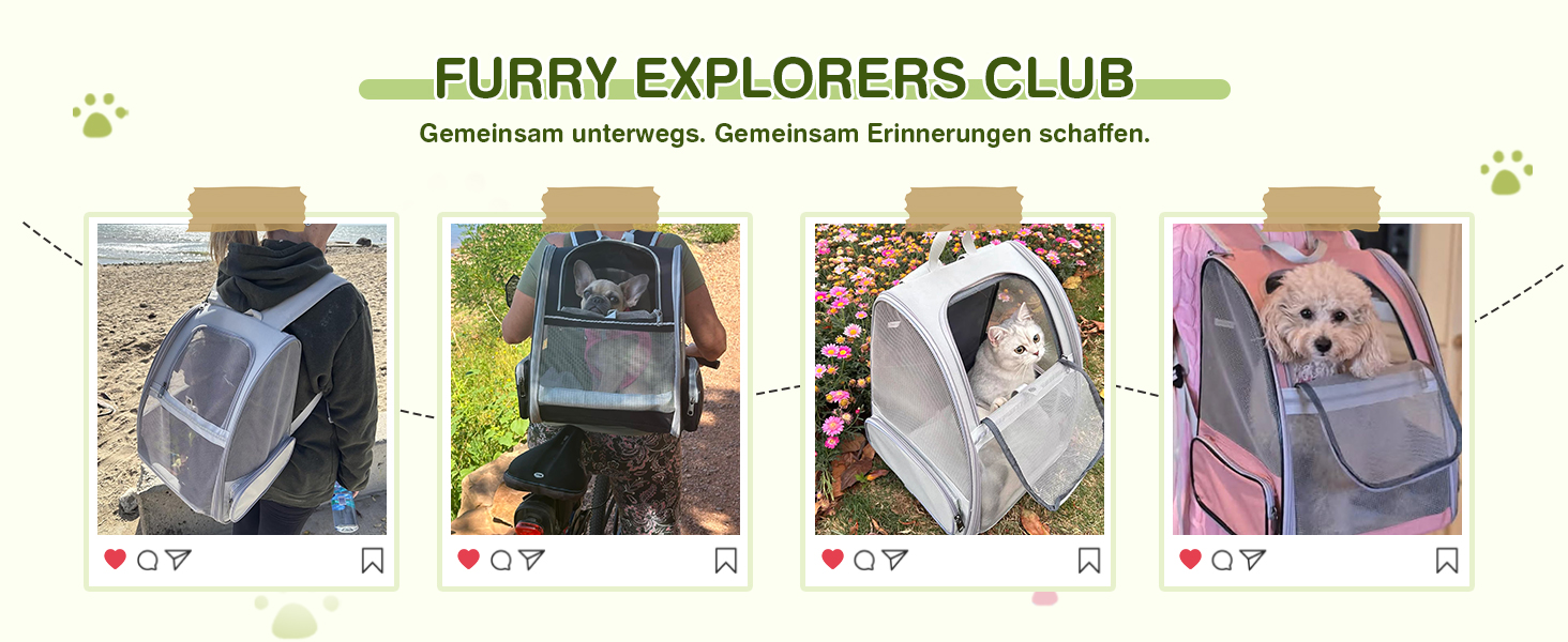 Рюкзак для тварин Allsopets: дихаючий, для котів та собак, маленьких порід, для подорожей та активного відпочинку (кремовий жовтий)