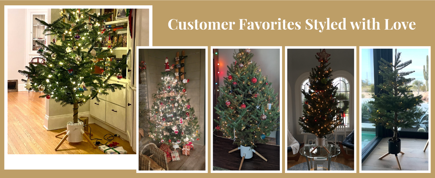 Підставка для ялинки Tree Nest - міцна, з водосховищем, для великих ялин (до 3м), діаметр 20.5 см, білий колір