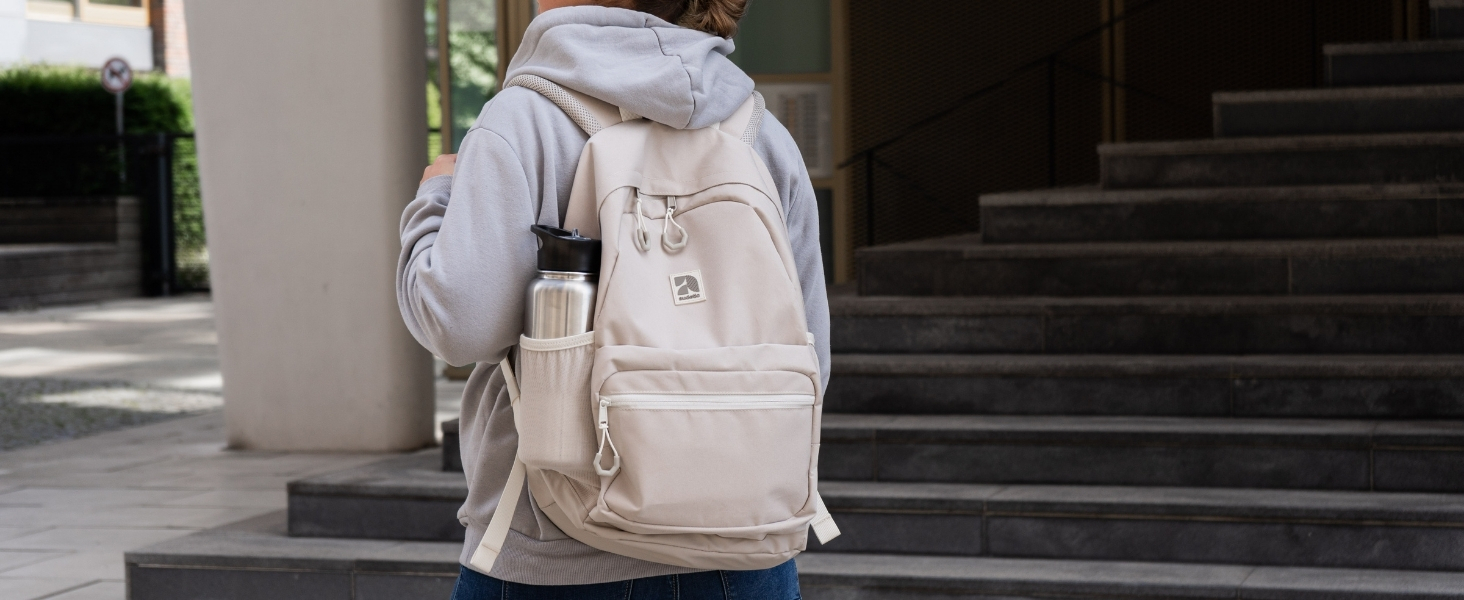 Шкільний рюкзак для дівчаток та хлопчиків-підлітків Flex - рюкзак для жінок та чоловіків з відділенням для 16-дюймового ноутбука для школи та дозвілля - водонепроникний, чорно-рожевий