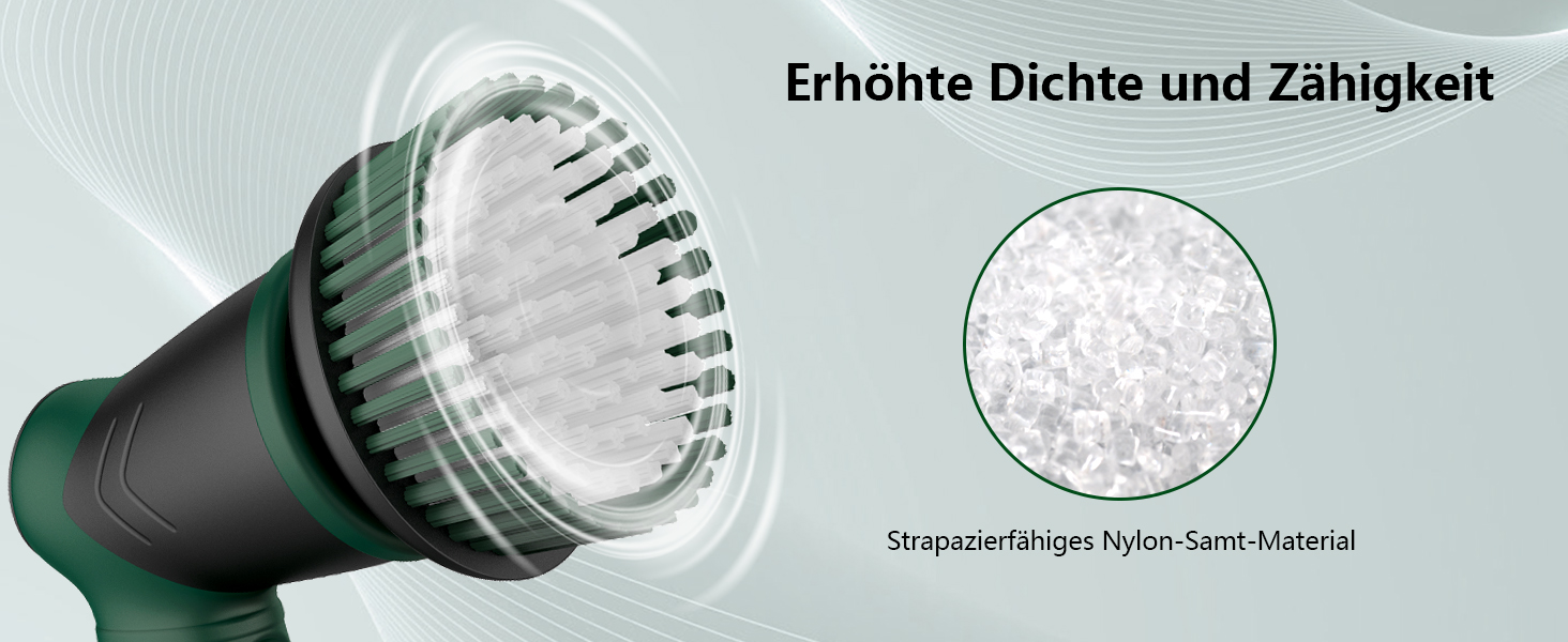 Електрична щітка для прибирання з 6 насадками, Spin Scrubber 2 швидкості, для ванної, плитки, підлоги, авто, LED дисплей