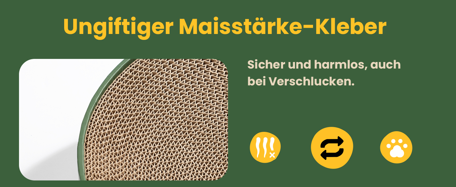 Кігтеточки для котів Conlun 2 в 1: овальні, з мискою та гніздом. Імітація ялинки. Розмір 43x33x10 см