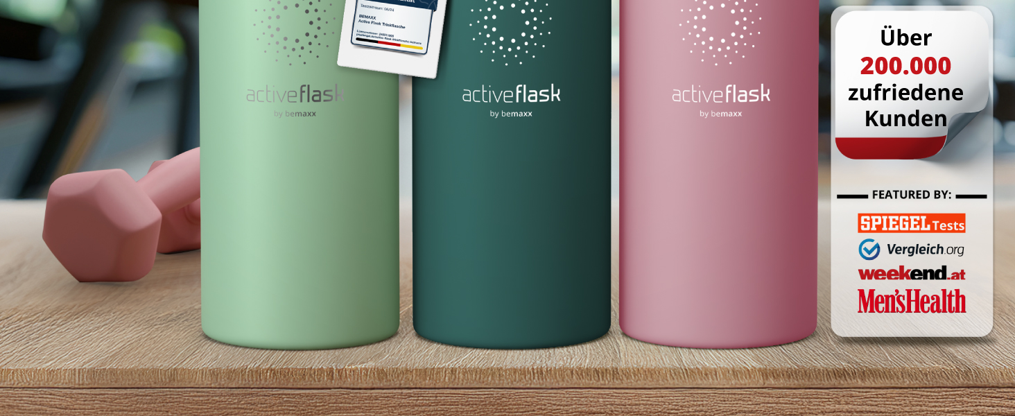 Фляга для води з нержавіючої сталі з трубочкою та інфузером, 3 кришки: BPA-free, не протікає, підходить для газованої води - спортивна фляга, термофляга, ізотермос, для дітей, 680 мл, Sage