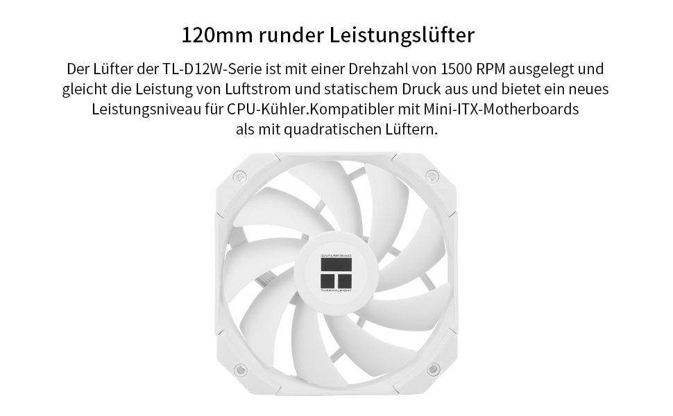Thermalright Peerless Assassin 120 MINI White - Кулер для CPU з 6 heatpipes, 120mm вентилятором, для AM4/AM5/Intel LGA 1851/1700/1150/1151/1200/2011