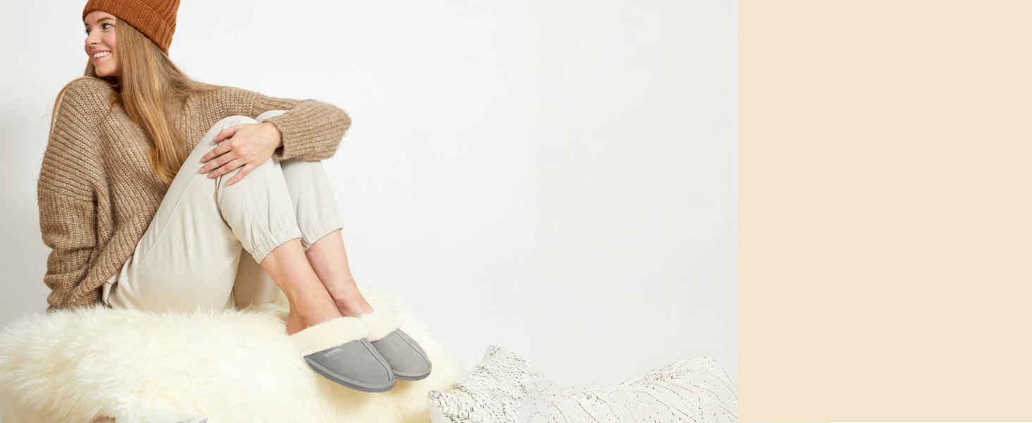 Домашні тапочки жіночі та чоловічі зимові теплі з синтетичного хутра, ламіно, штучного хутра, плюшу, пуху, м'які, нековзні, пантолетти для дому та вулиці, 38.5/40 EU, світло-коричневі