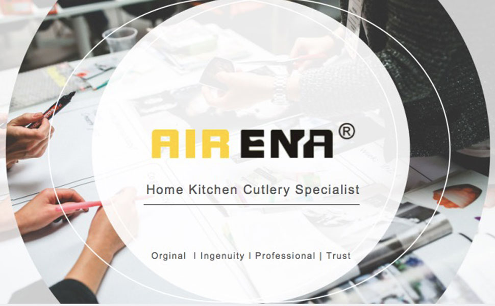 AIRENA Santoku ніж - 7 дюймів, японський стиль, кухонний ніж з нержавіючої сталі X50CrMov15, повний хвостовик, ергономічна ручка Pakkaholz, найкраща продуктивність, надзвичайно гострий ніж для приготування їжі з подарунковою коробкою