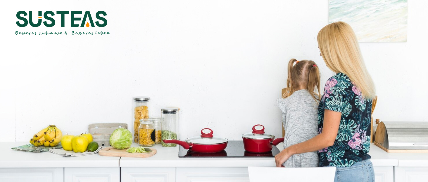 Ручна тертка для овочів Steaseas з ручкою - тертка для сиру, овочів, горіхів з 5 насадок, потужним присоском, контейнером для лез (червона)