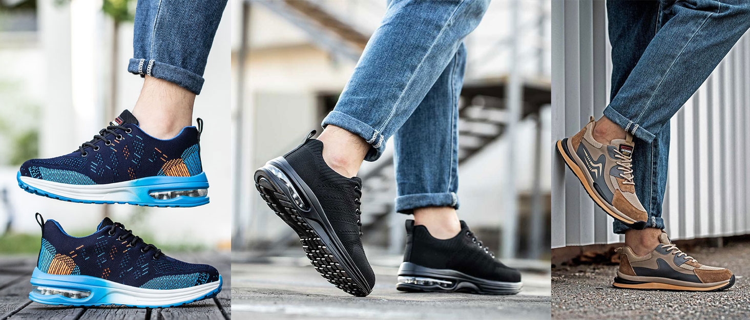 Черевики Rona Shoes Delta: робочі черевики з металевим носком, чорні (42 EU)