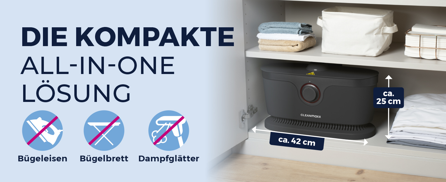 CLEANmaxx автоматичний випрямляч сорочок PRO з насадкою для штанів | Замінює праску, відпарювач, steamer | Пристрій для прасування з манекеном для сорочок, блузок та штанів | Інноваційний та ефективний Pro з насадкою для штанів, чорний