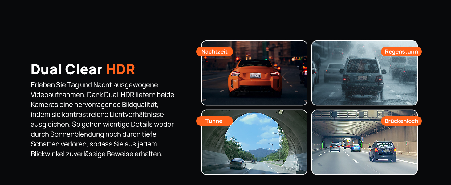 Автомобільний відеореєстратор 70mai M800 4K Dashcam (передній та задній), STARVIS 2 IMX678, нічна зйомка, Dual HDR, вбудована пам'ять 128 GB eMMC, GPS, 5 GHz WLAN, керування голосом