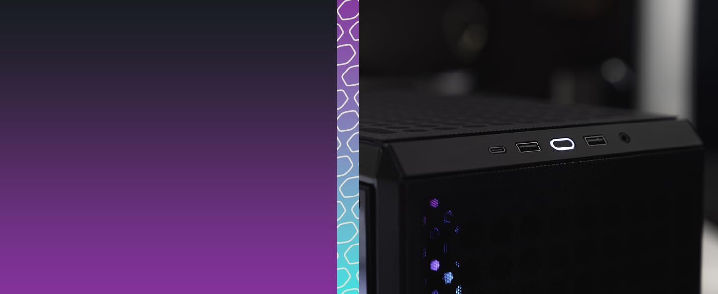 Корпус Cooler Master MasterBox Q300L V2 Mini-Tower Micro-ATX з USB 3.2 Gen 2x2, 120 мм вентилятор, загартоване скло, чисте кабельне прокладання та кілька варіантів охолодження