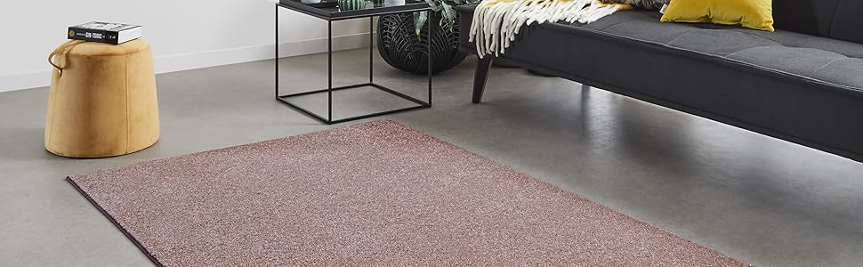 Килим Carpet Studio Maine Бежевий, 140x200 см, короткий ворс, для вітальні та спальні, прямокутний