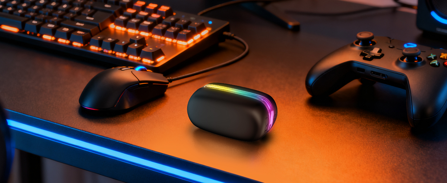 Електричні грілки для рук 2 шт. з RGB-підсвічуванням, 4 режими нагріву та цифровим дисплеєм, портативні міні-грілки для рук - подарунок для чоловіків та жінок