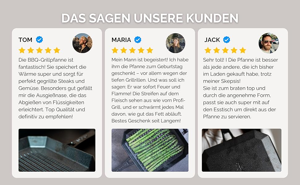 Чавунна сковорода-гриль NYORD з ребрами та виливом | Для індукції, газових плит, кераміки, грилю та духовки | Преміум якість