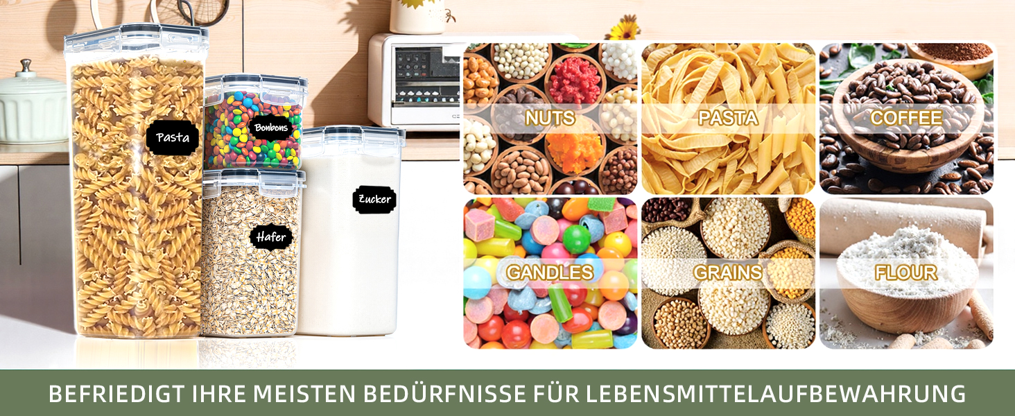 Набір контейнерів для зберігання Theo&Cleo (24 шт.) з кришкою, BPA-free, для кухні