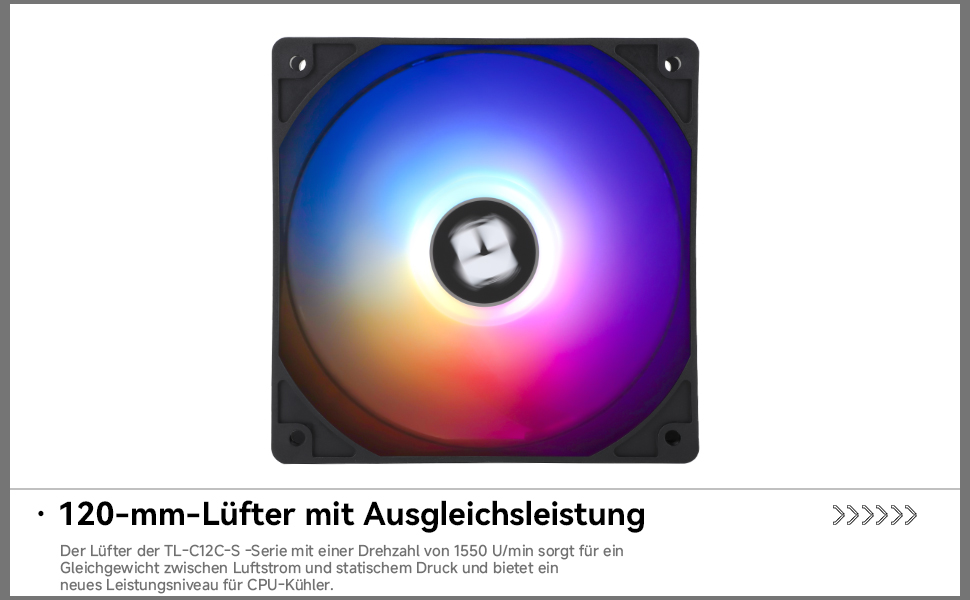 TR Peerless Assassin 120 SE ARGB: Кулер для CPU з RGB підсвічуванням, 6 heatpipes, Dual 120mm вентилятор, для AMD AM4/AM5 та Intel 1700/1150/1151/1200