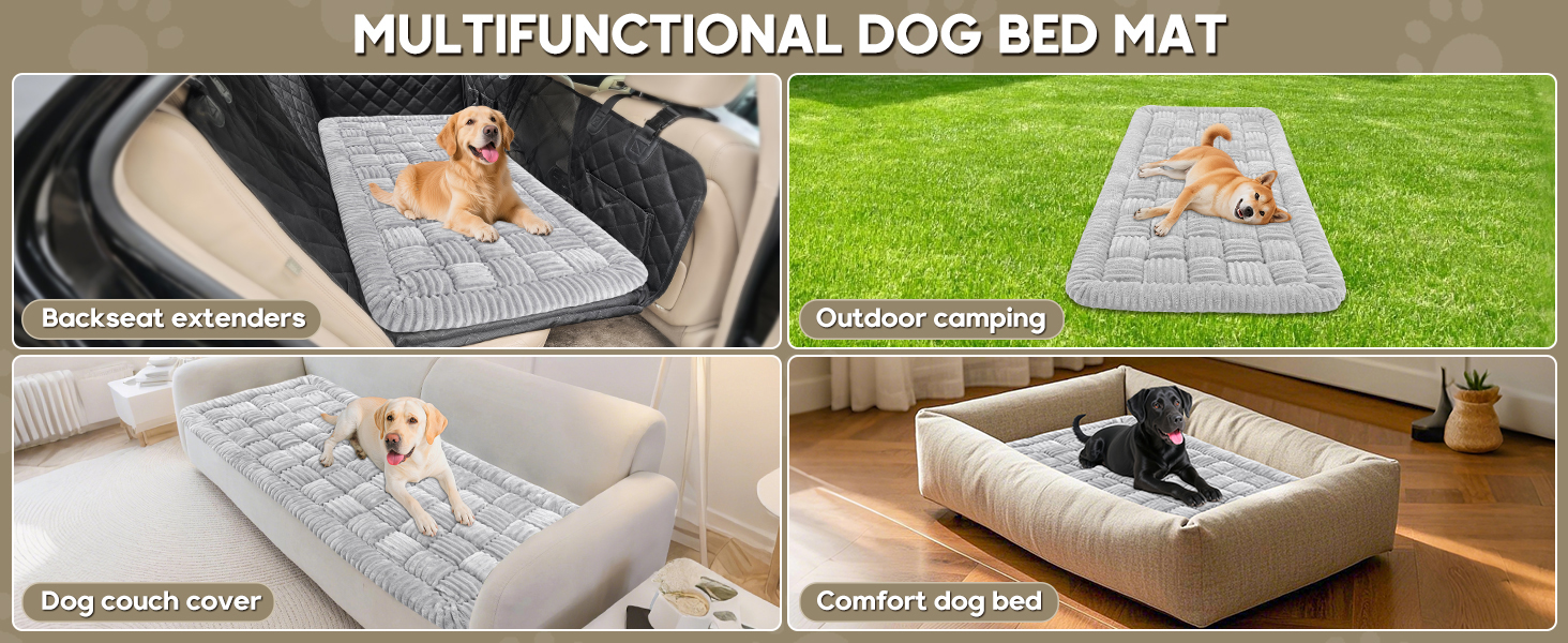 Килимок для собак у машину Loiion, захист заднього сидіння, чорно-білий, 127x62.5 см