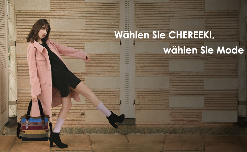 Сумка жіноча CHEREEKI Canvas багатокольорові смуги через плече, велика шопер-сумка для покупок, повсякденна сумка-хобо