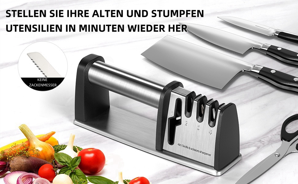 Кухонні ножиці для м'яса та продуктів харчування, розбірні, миються в посудомийній машині, чорного кольору. З набором для заточування.