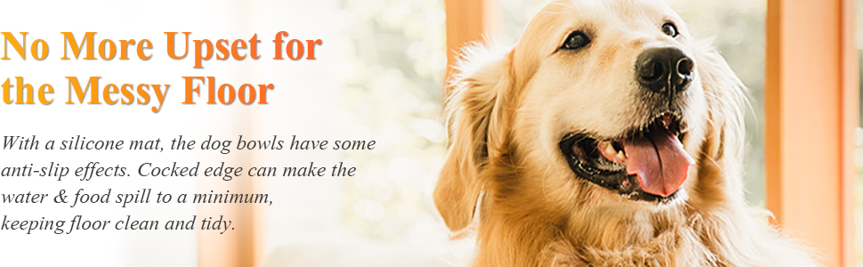 Миска для собак VIVAGLORY Splashfree – нерозливна миска з нержавіючої сталі та силіконовим килимком, сіра, 236 мл