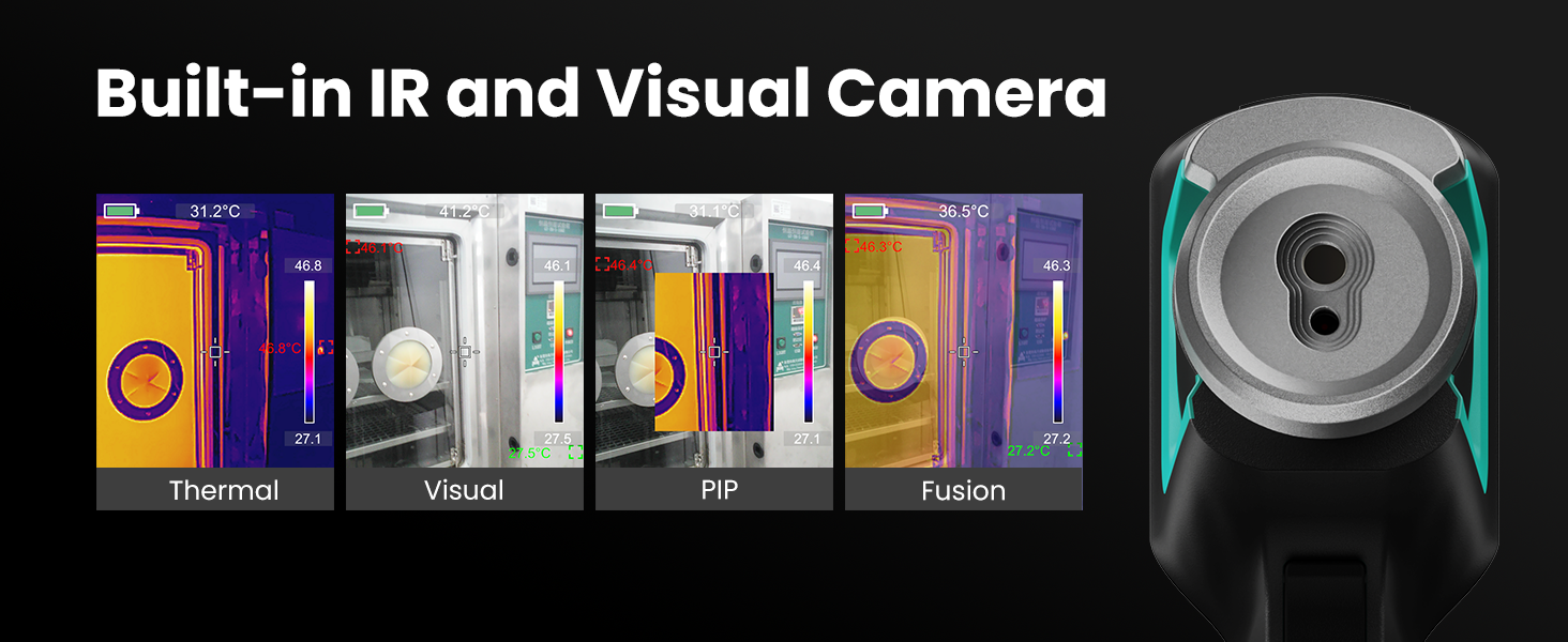 Тепловізор MILESEEY TR20 PRO: портативний, -20°C до 550°C, роздільна здатність 192x192, 25Hz, 8 годин роботи від акумулятора