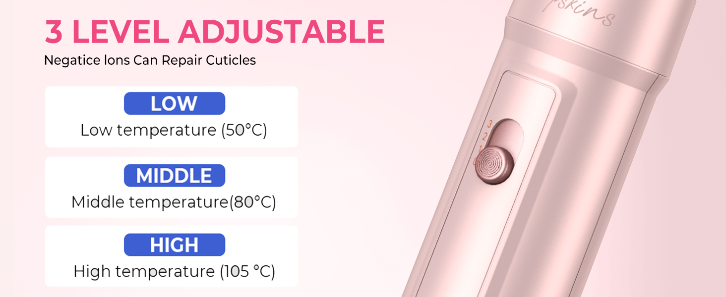 Фен-щітка Airstyler 6 в 1 Atopskins: 1000W, для об'єму, сушіння, випрямлення, локонів, рожевий