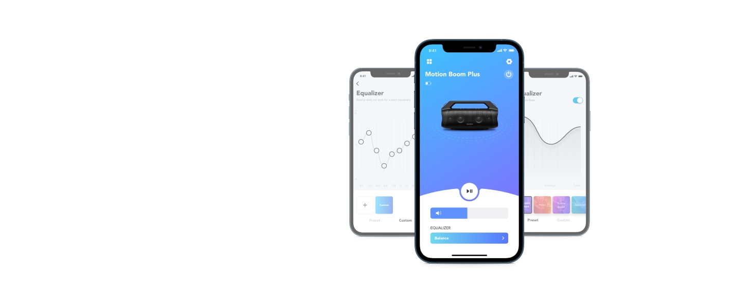 Anker Soundcore Motion Boom Plus: Портативна Bluetooth колонка 80 Вт, IP67, 20 годин, з налаштуваннями еквалайзера (Відновлено)