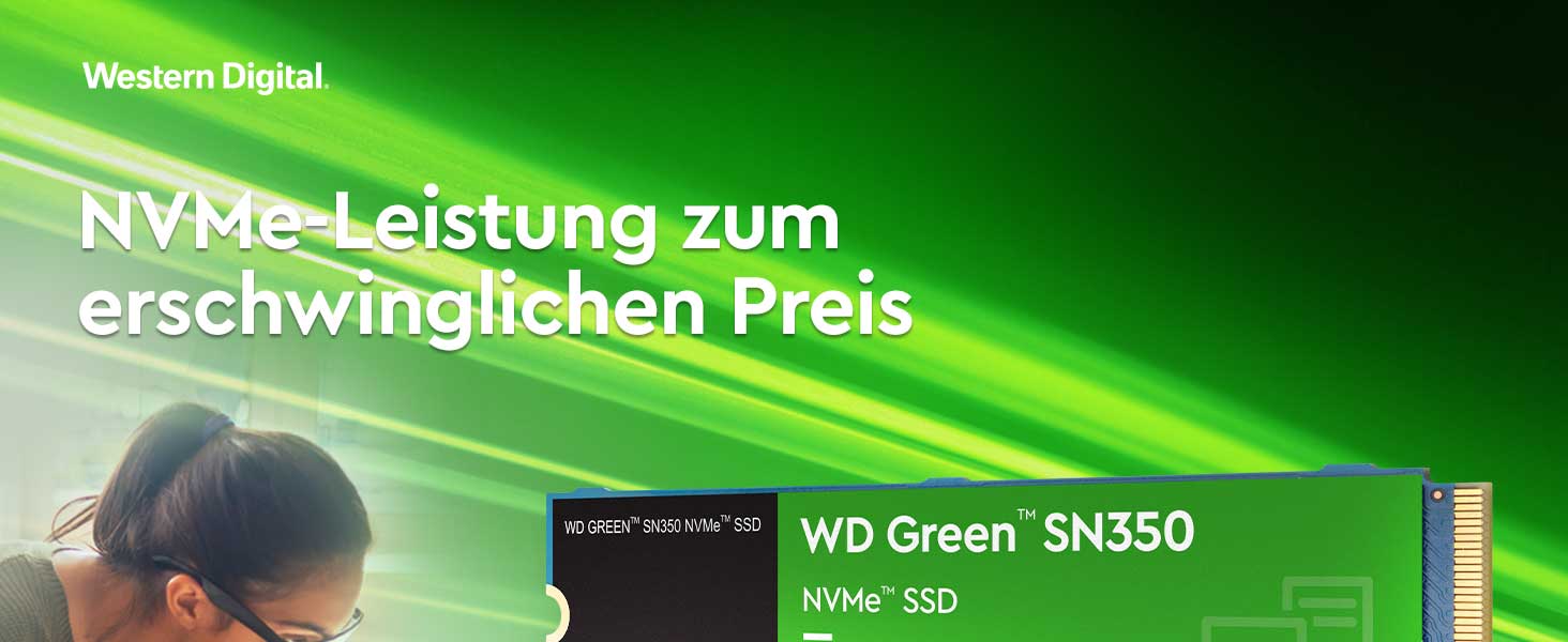 WD Green SN350 1TB NVMe SSD: Швидкий Gen3 PCIe накопичувач M.2 2280