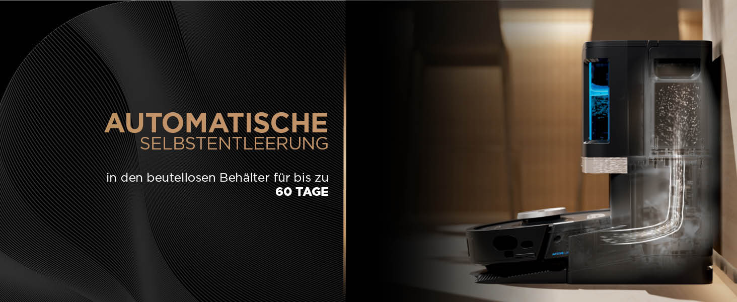 Робот-пилосос Shark PowerDetect 2-в-1 з функцією миття, NeverTouch Pro, самостійне очищення на 60 днів, 3D/LiDAR навігація, NeverStuck, керування через додаток, чорний RV2800ZEEU, 2 щітки, антимікробні подушечки, 1 капсула