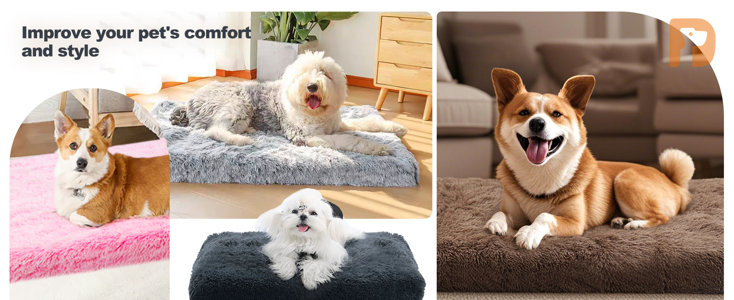 Крісло-лежанка для собак MDDK, 75x50x8 см, сірий, м'яке, миється