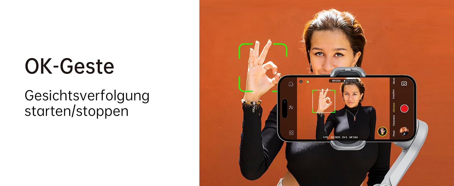 Стабілізатор для смартфона AOCHUAN Smart X Pro (3-осьовий, з RGB-підсвічуванням, для iPhone/Android)