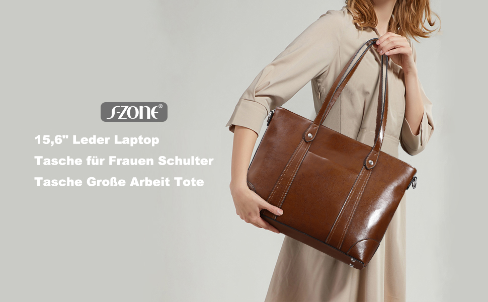 Сумка жіноча S-ZONE для ноутбука 15.6