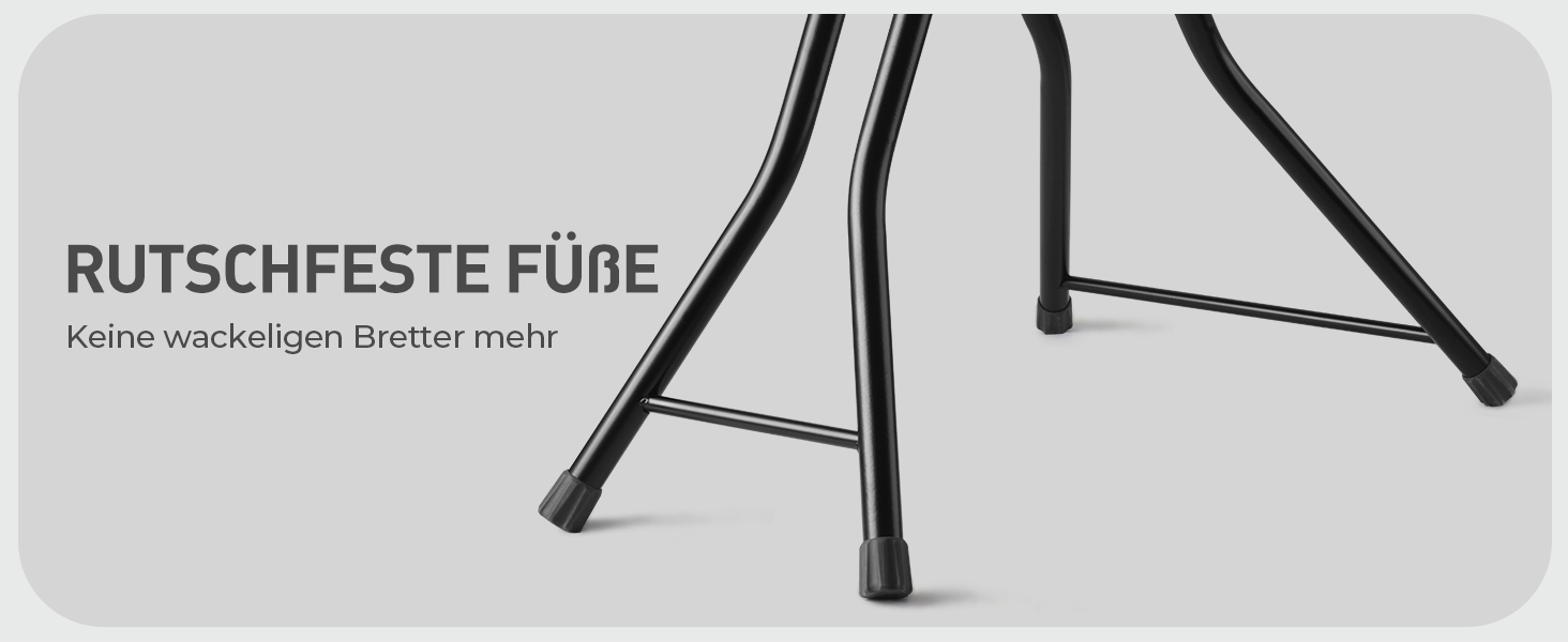 Прасувальна дошка LyriFine 2-в-1 для прасування з парою та звичайного прасування, сіра