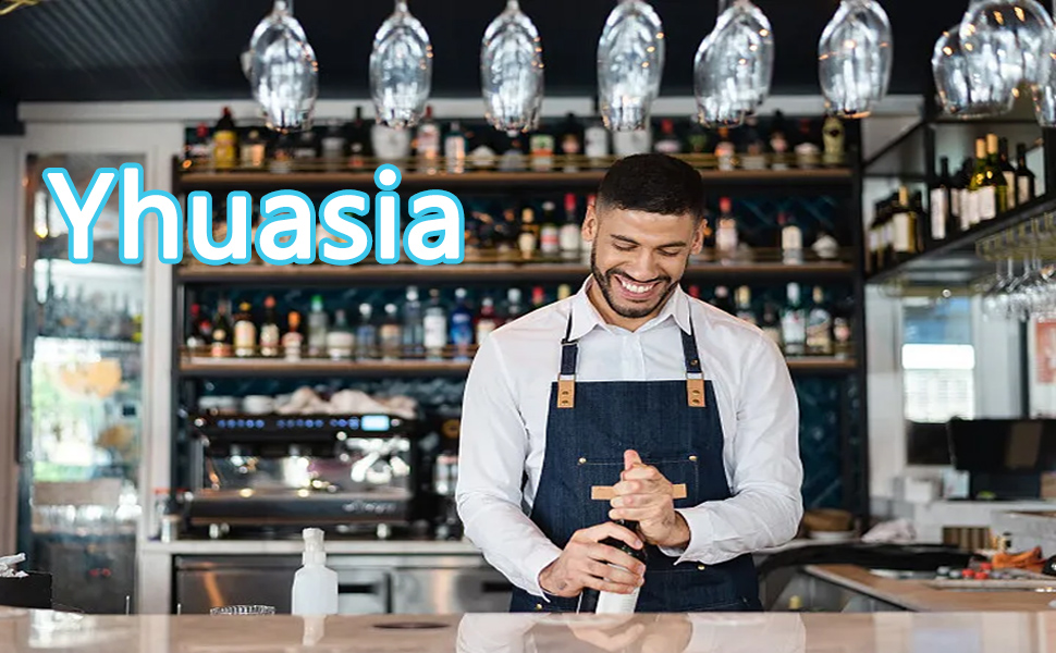 Тримач для келихів Yhuasia (2 шт.) - рейка для склянок, металева підвісна конструкція для бару, кухні, ресторану, пабу, чорний