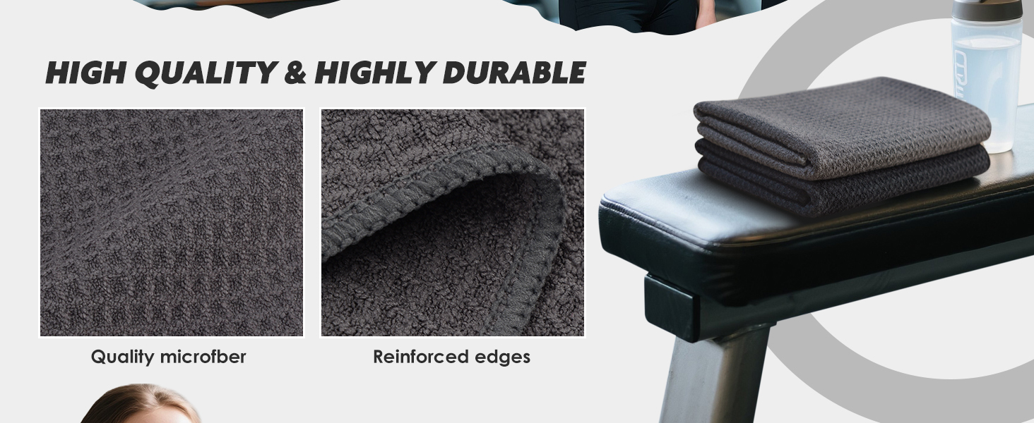 Рушник мікрофібра Sunland для спорту, подорожей, 40x80 см, сірий, швидковисихаючий, ультрам'який