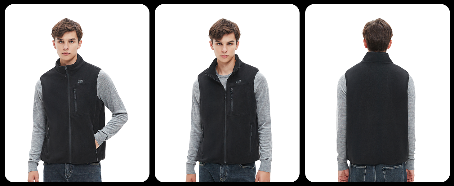 Електрична гріюча жилетка для чоловіків з powerbank 16000 mAh, 7.4 V - для полювання, катання на лижах, мотоциклів та активного відпочинку