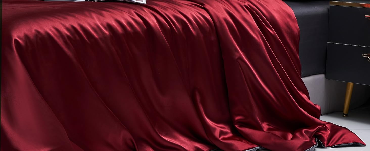 Сатинова постільна білизна 200x200 см бежево-темно-сіра, двостороння комплект-набір з підковзулкою на блискавці та 2 наволочками 80x80 см, шовковиста делюкс якість