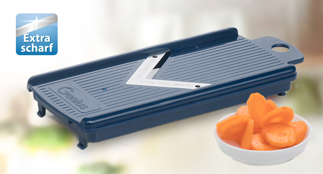 Nicer Dicer Smart від Genius: Набір для нарізки овочів 10 в 1, блакитний. Ручний набір для нарізки овочів, фруктів, салату, тертки, кухонного помічника, 800 мл.