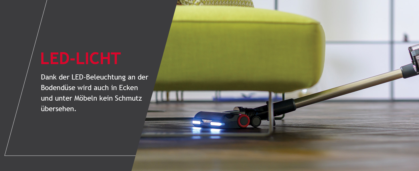 Бездротовий акумуляторний пилосос Hoover HF9 I Безсумнівна потужність та автономність до 60 хвилин I Підходить для всіх типів підлоги з LED-підсвічуванням та антизаплутувальною насадкою I 1 акумулятор