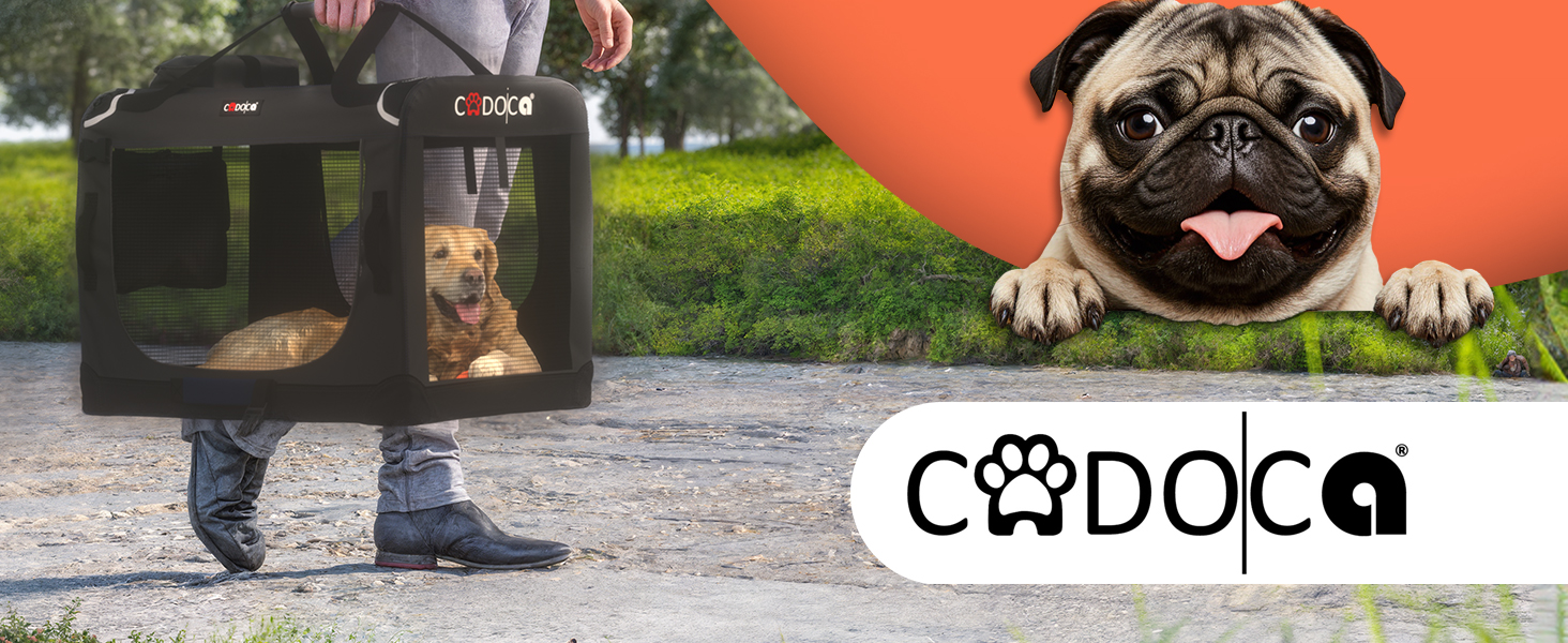 Транспортна переноска для собак XXXL, 101x70x70 см, складана, дихаюча, міцна, сіра