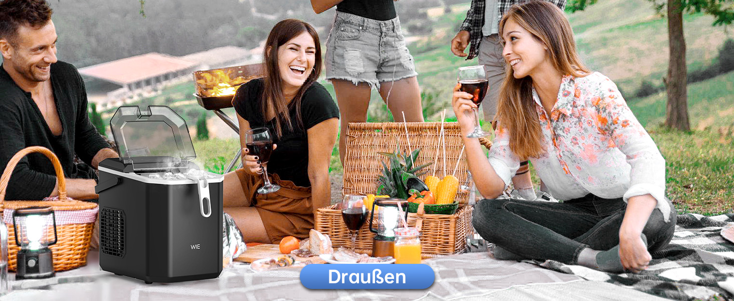 Машина для приготування льоду Ice Maker 1.3л, 9 кубиків за 6 хвилин, самоочищення, тиха, для кухні, офісу, бару, вечірки