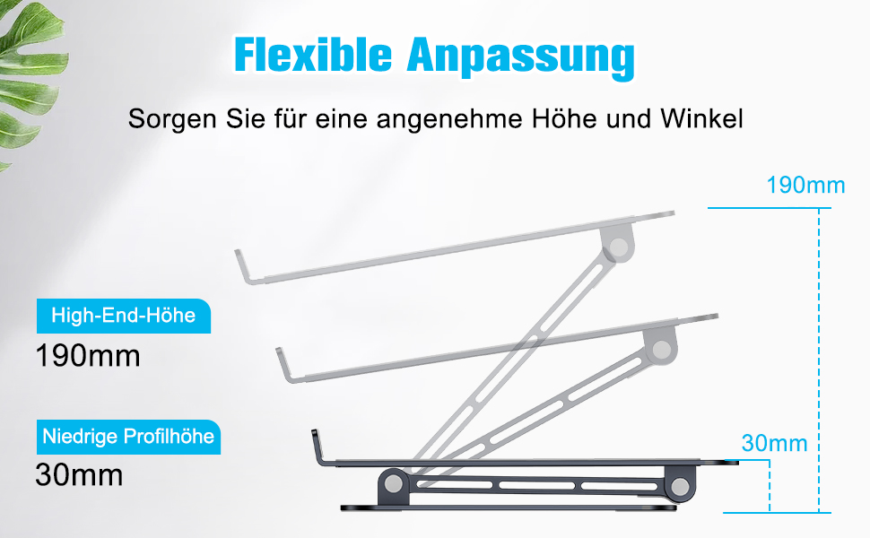 Підставка для ноутбука Babacom, регульована висота, складна, з алюмінієвого сплаву, ергономічна, з вентиляцією, сумісна з MacBook, 10-16