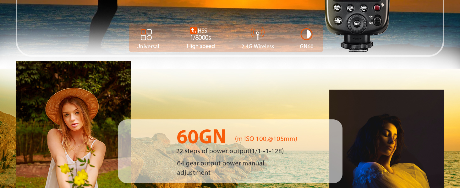 Спалахувач Godox TT600 2.4G для Canon, Nikon, Pentax, Olympus, Fujifilm, Panasonic, Pentax камер