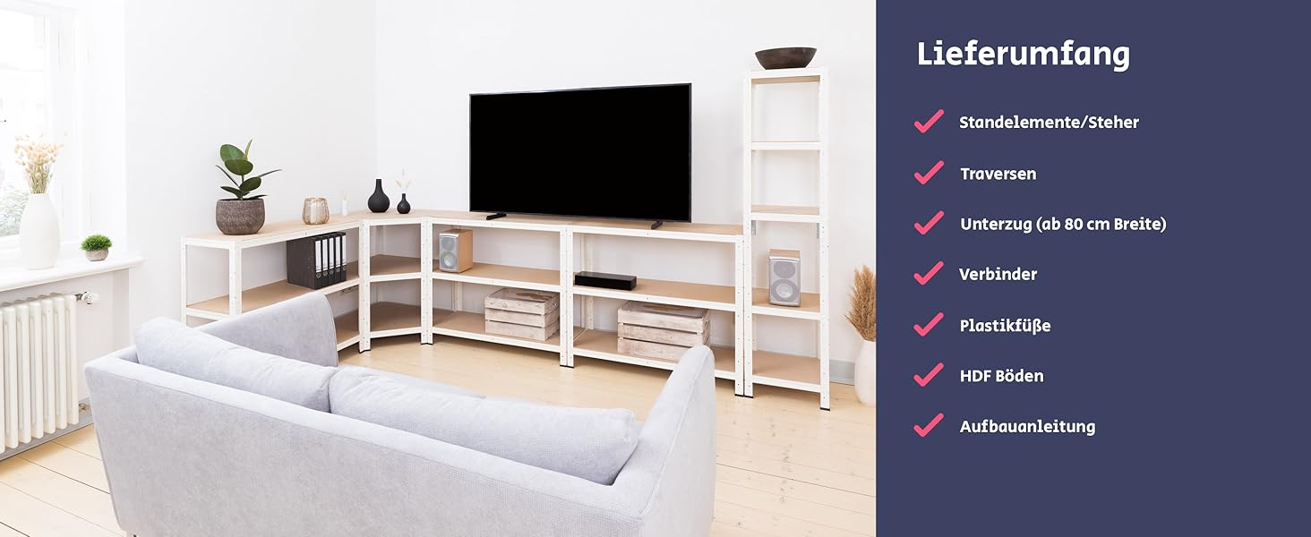 Shelfplaza® Heavy-Duty Metal Shelving Unit