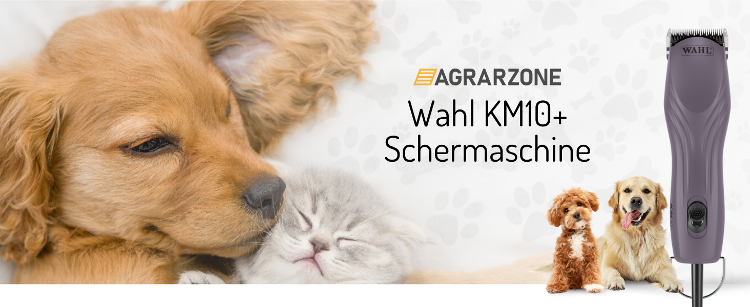 Машинка для стрижки собак та котів Agrarzone KM10+ з набором гребінців - професійний інструмент для грумерів та ветеринарів, тиха та з низькою вібрацією