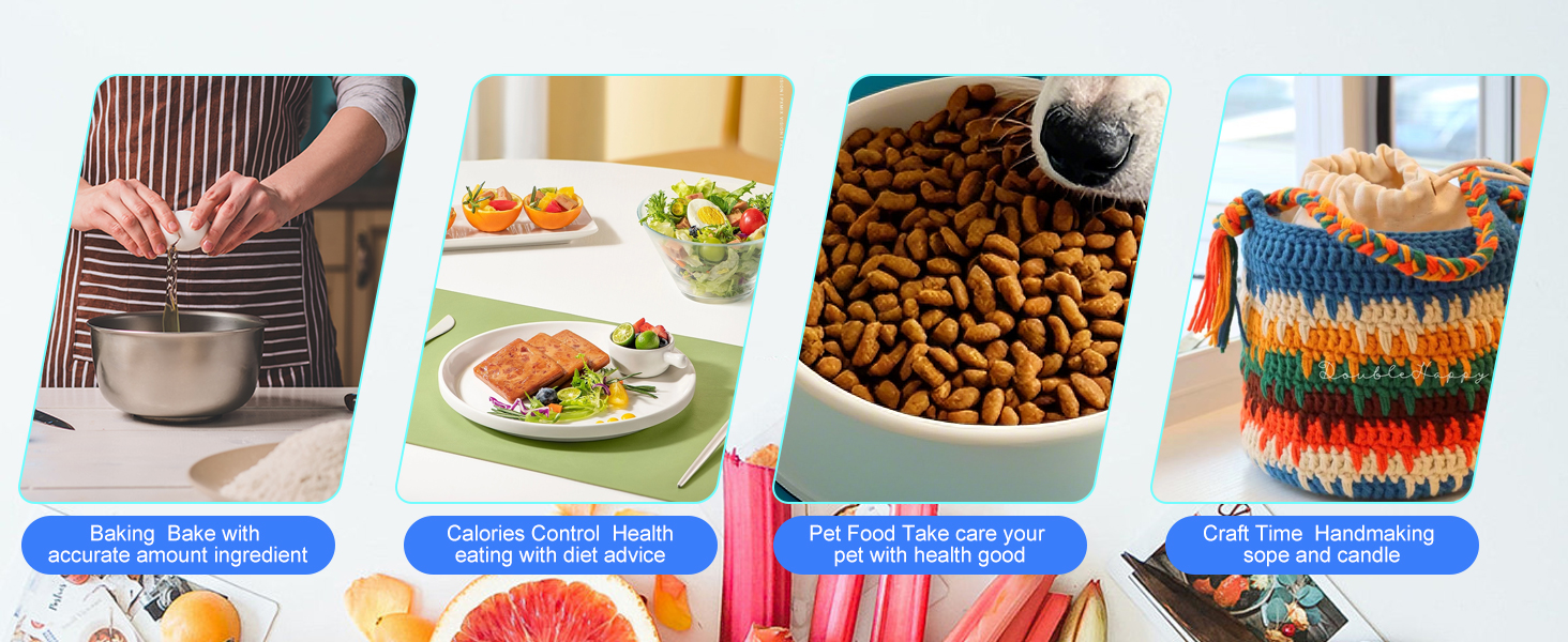 Водонеробочі кухонні ваги 3T6B IP67, USB, 5 кг/0.1 г, LED-дисплей для приготування їжі та випічки