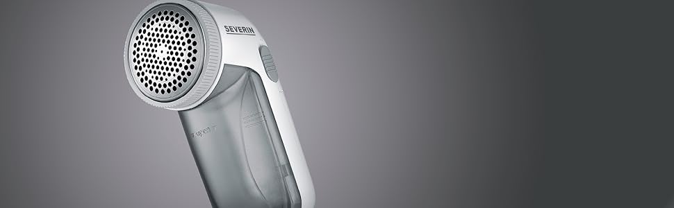 Електричний видалення ворсу SEVERIN CS 7976: портативний, для ворсистих поверхонь, білий-сірий